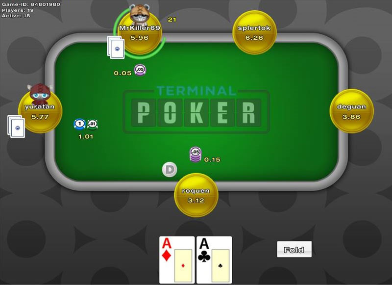 Terminal Poker screenshot